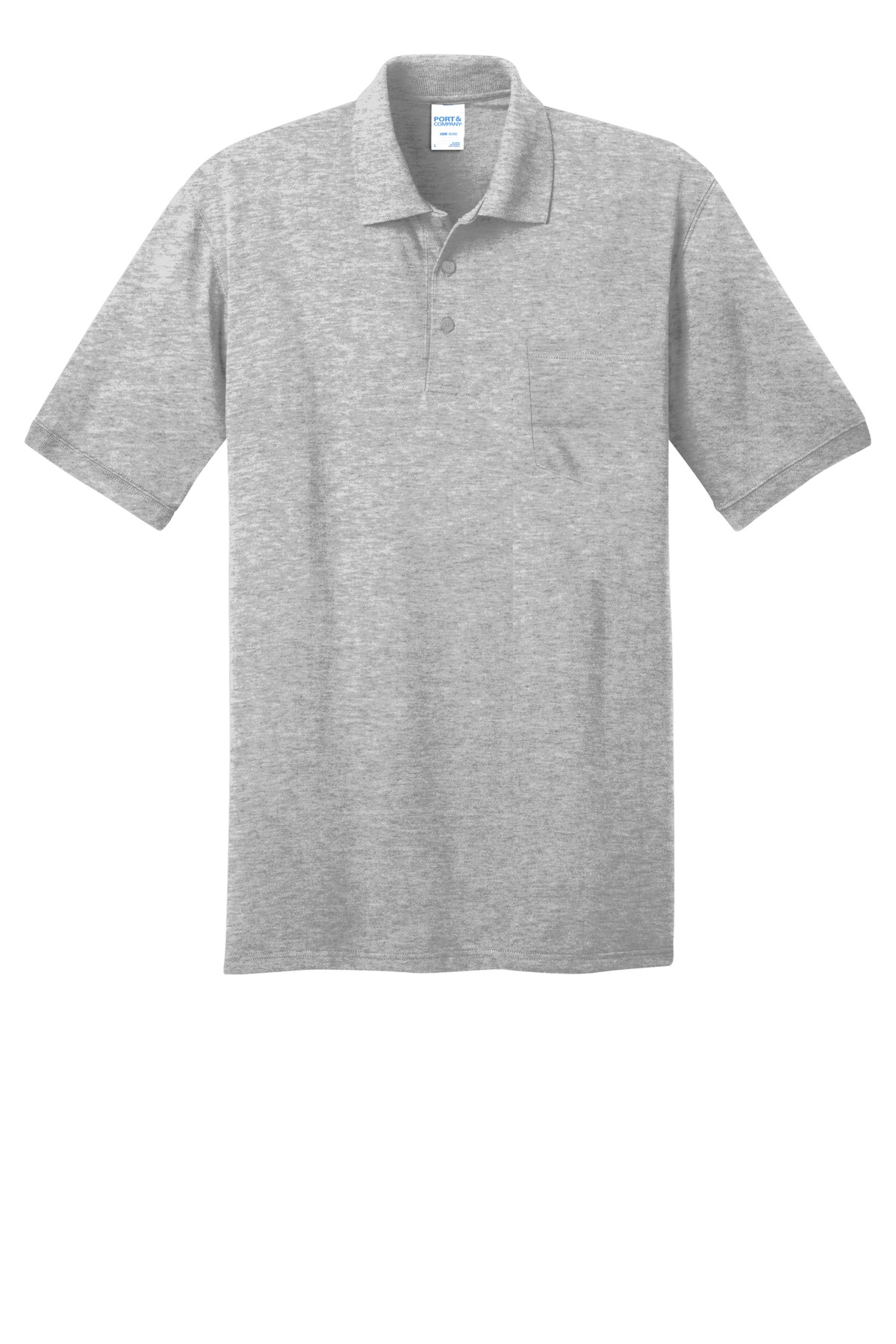 Core Blend Jersey Knit Pocket Polo