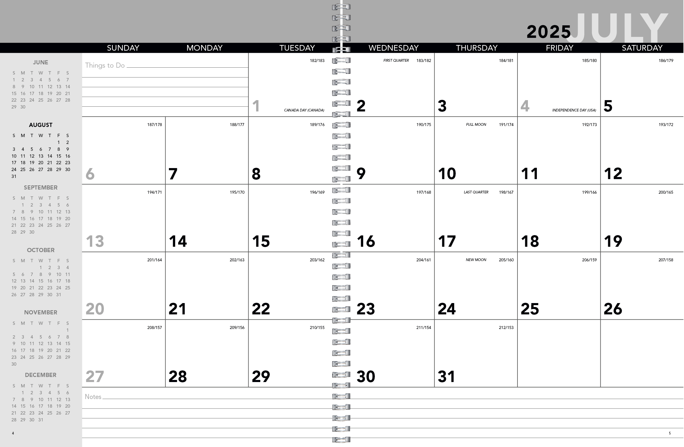 Triumph® Calendars Academic Year Desk Planner with Custom Cover 12