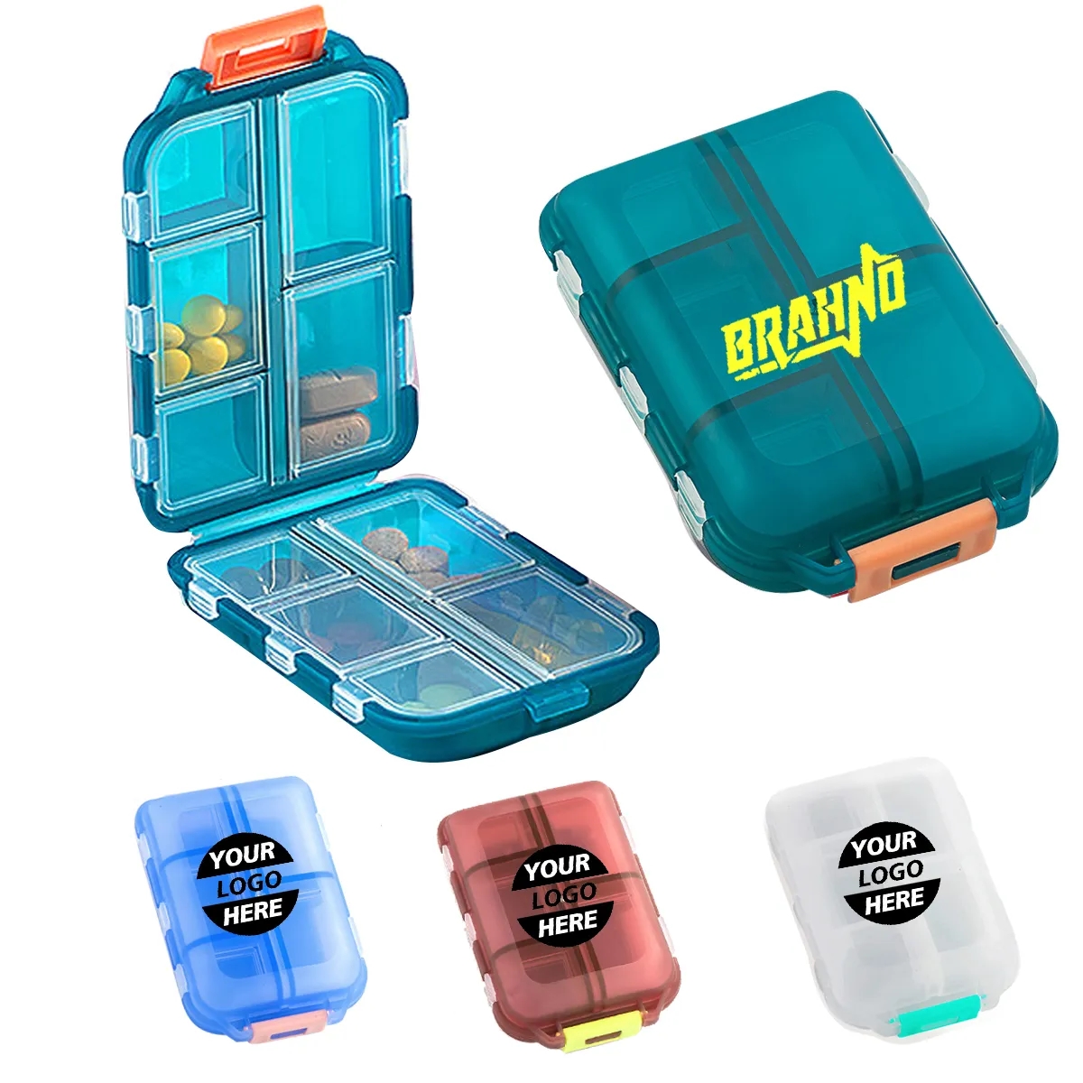 Travel Pocket Daily Medicine Case Pill Organizer Box 2