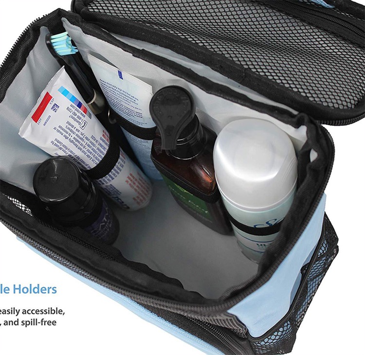 Hanging travel portable toilet bag 8