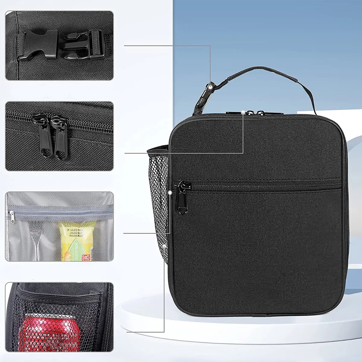 Reusable Lunch box cooler Tote Bag 2