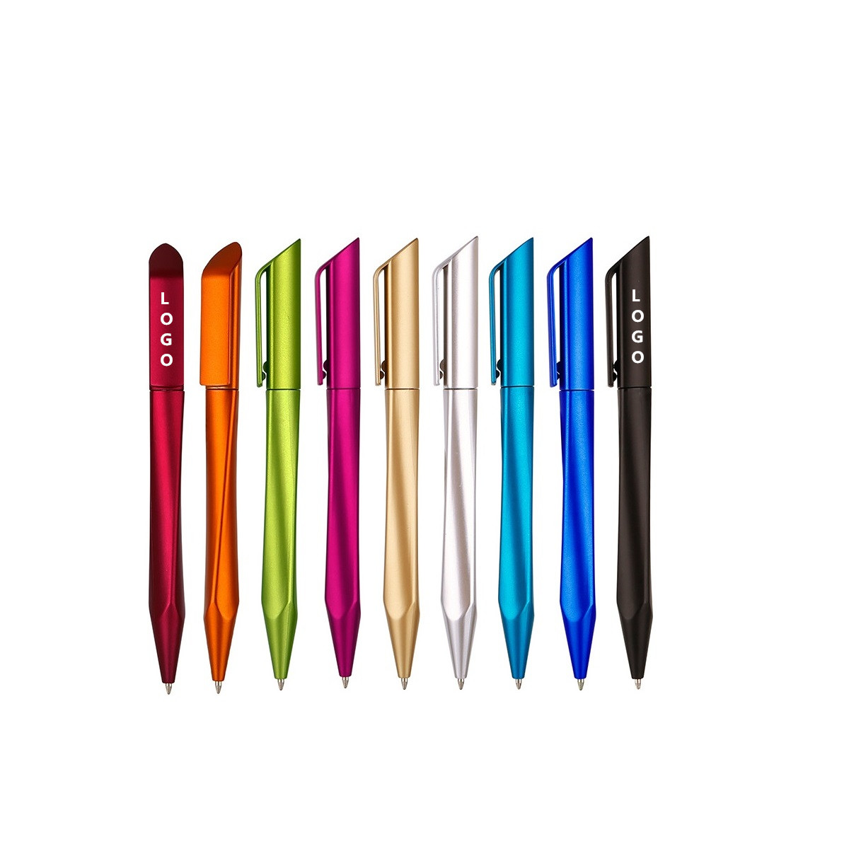 Metallic Finish Triangle Ballpoint Pen 2