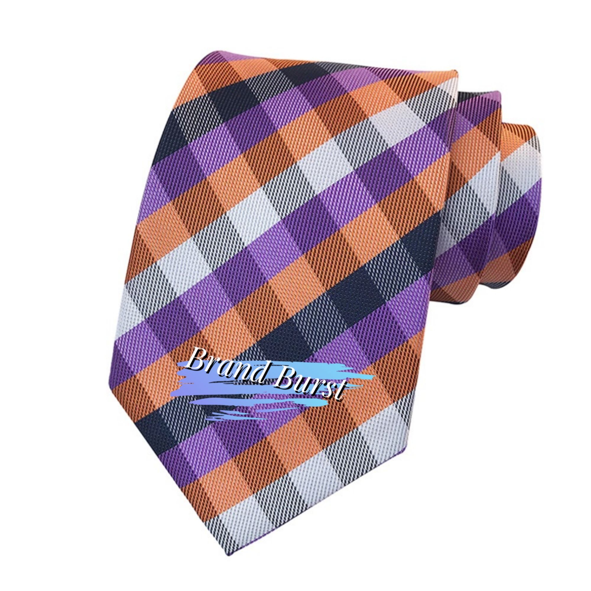 Micro Checkered Striped Ties 5