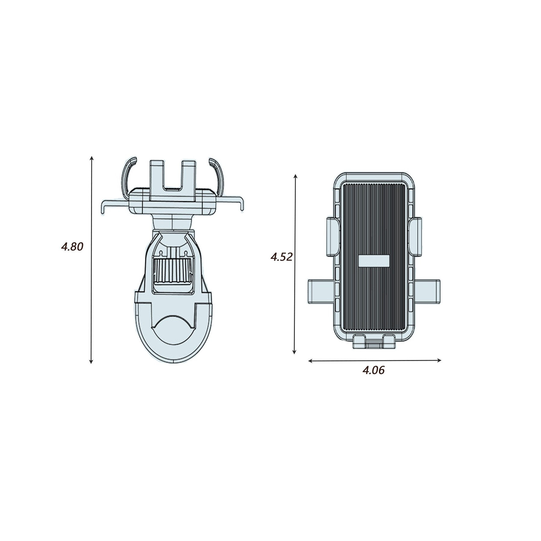 Motorcycle Bicycle Shock-Absorbing Navigation Phone Holder 3