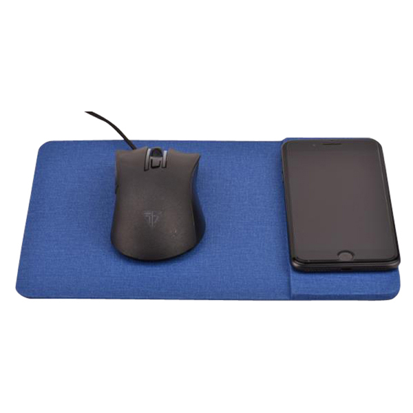 Qi Wireless Charger and Mouse Mat / Pad Textile Fabric 2