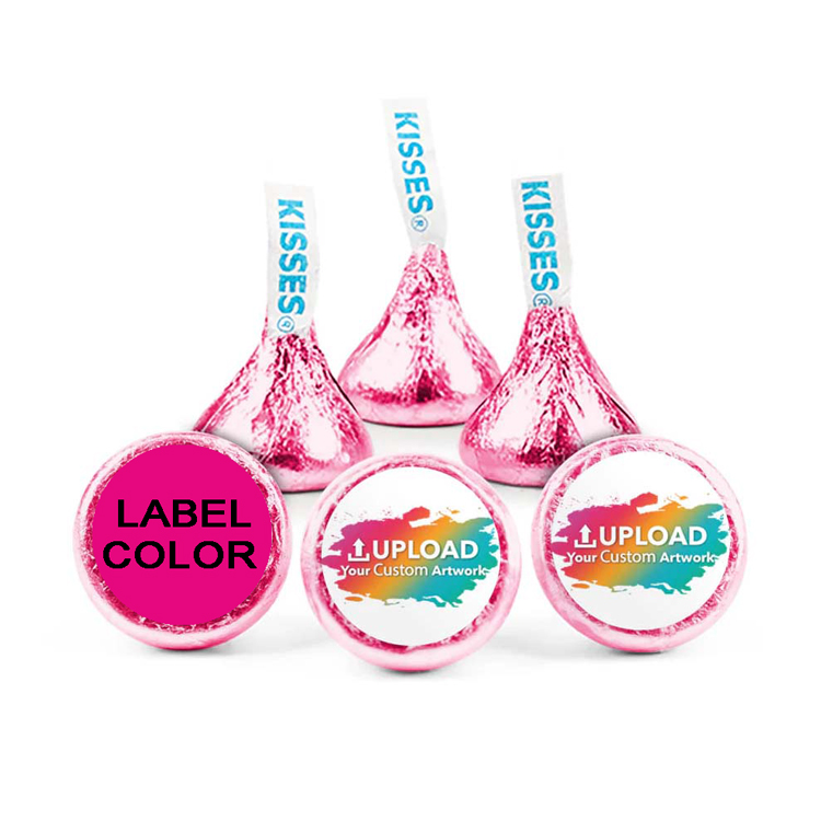 ADD Your Own Logo - Hershey's Kisses w/ Full Color Label 17