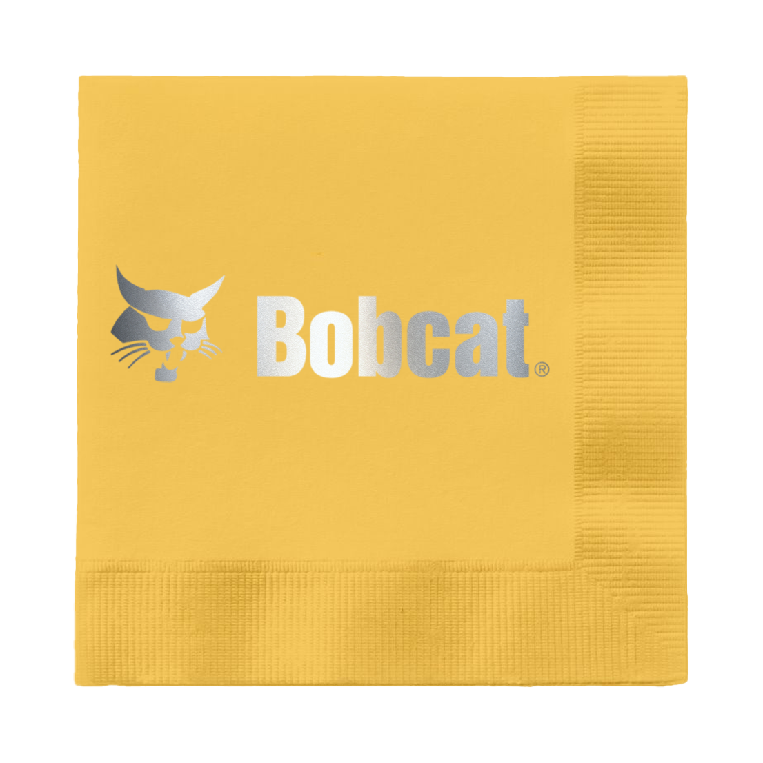 Foil Stamped Colorware Dinner Napkin - 1/4 Fold