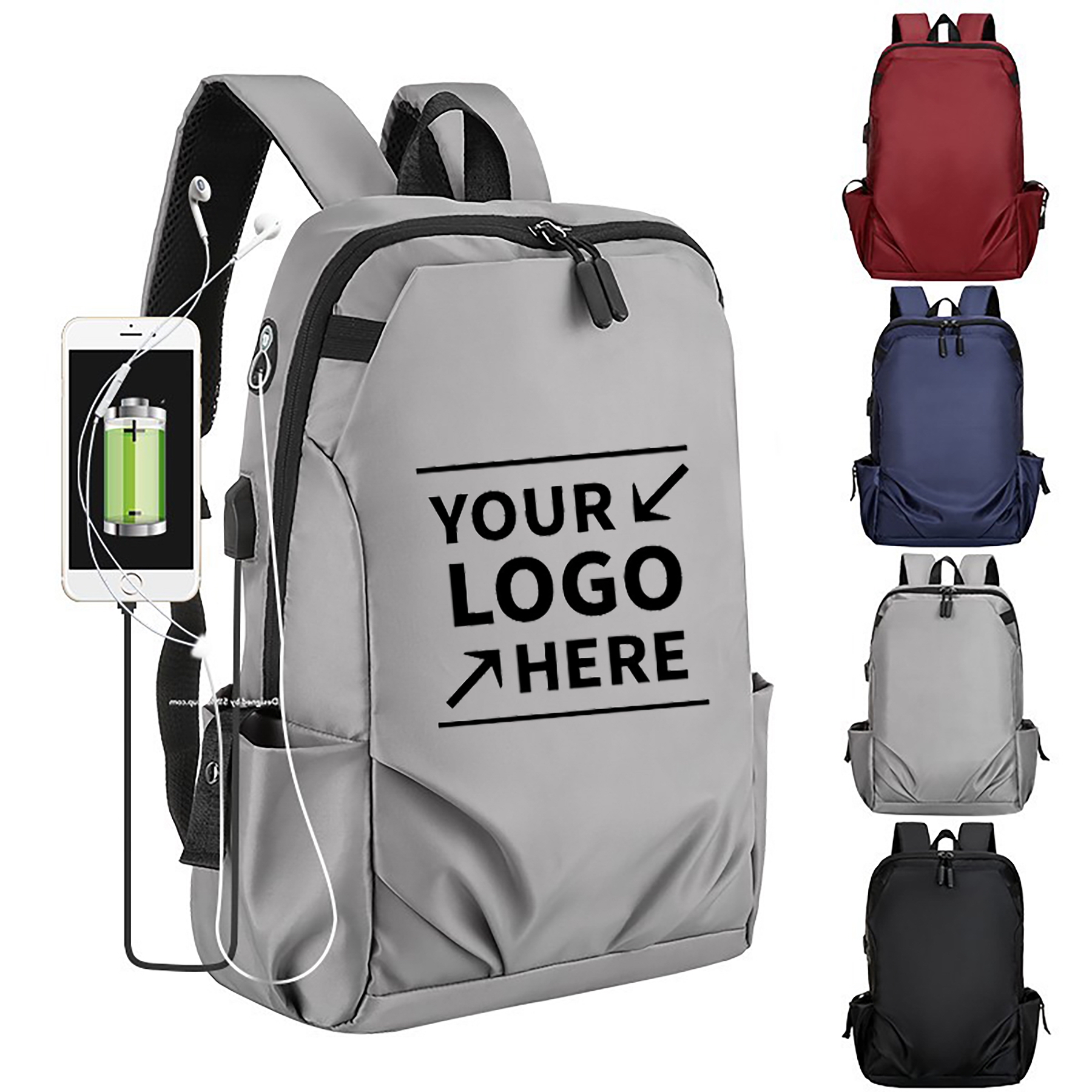 Laptop Backpack With USB Charging Port 2