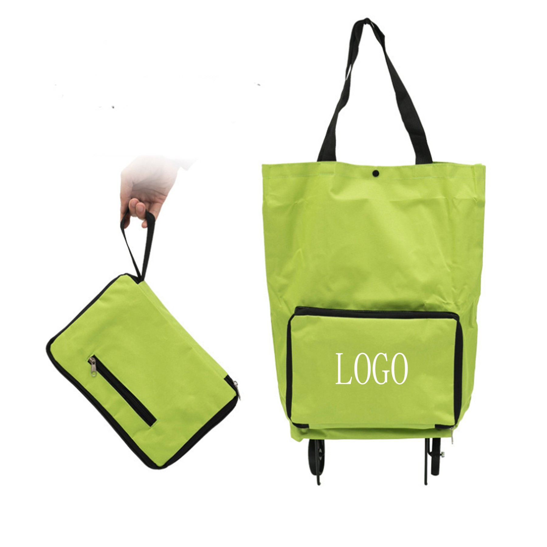 Folding Shopping Bag With Wheels