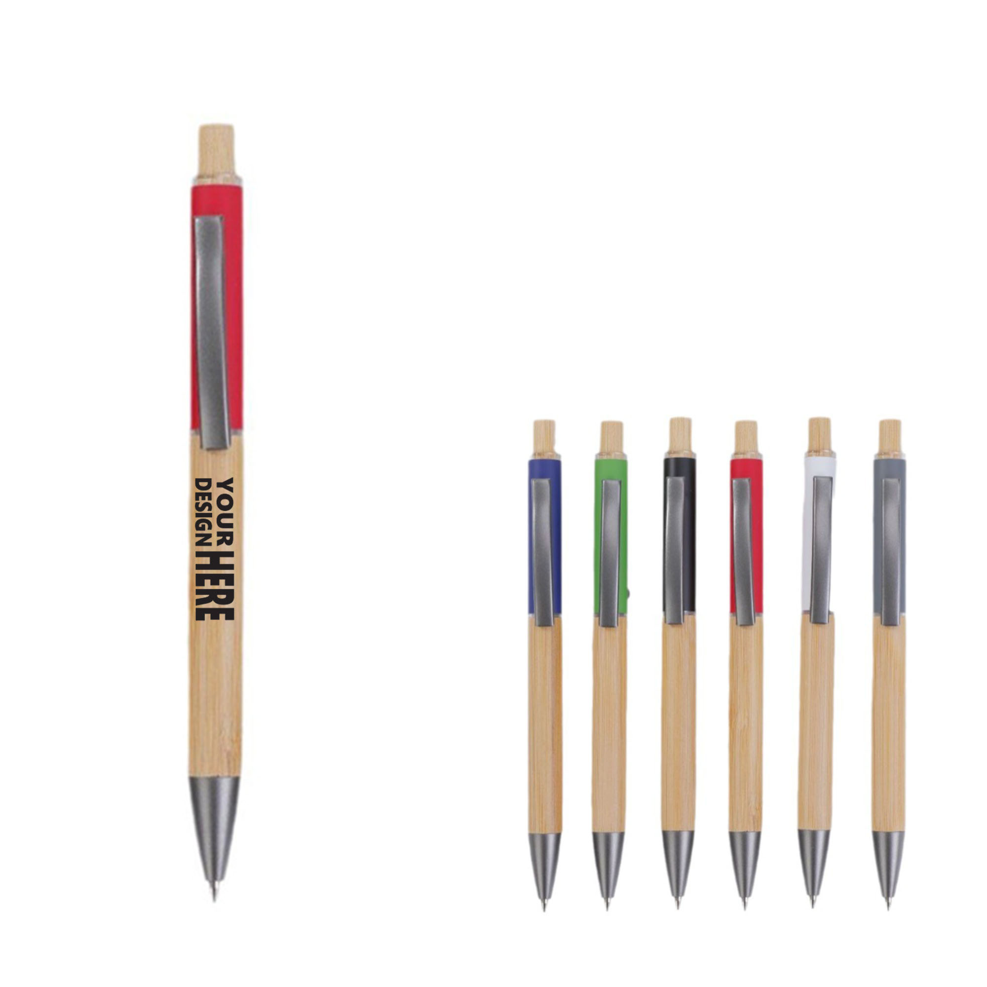 Click Action Cork Barrel Ballpoint Pen 2
