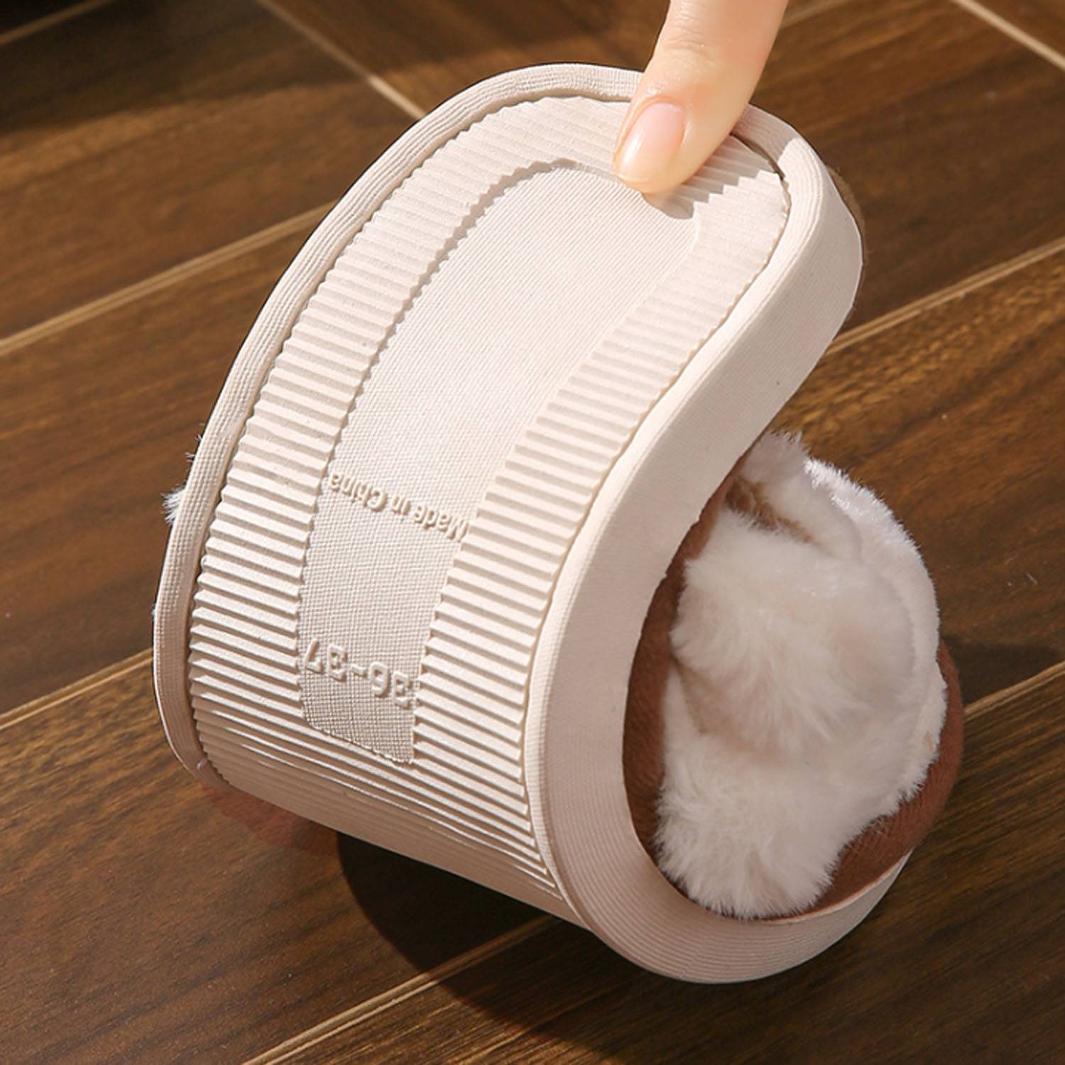 Lightweight Non-Slip Soft Warm Women Indoor Plush Slippers 6