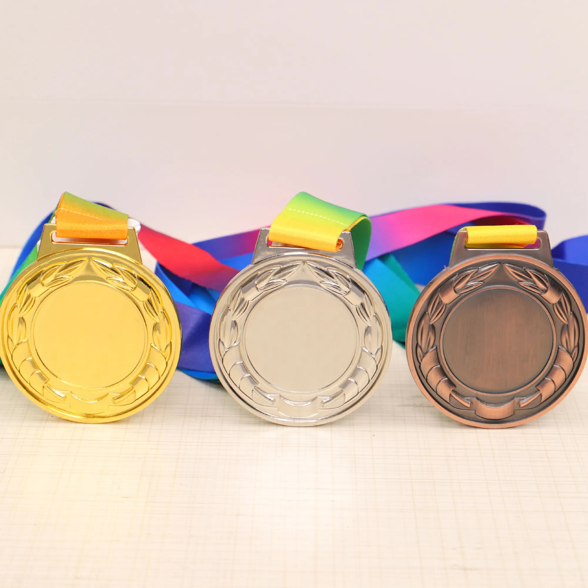 Custom Sports Medal - Marathon Award Badge with Logo 8