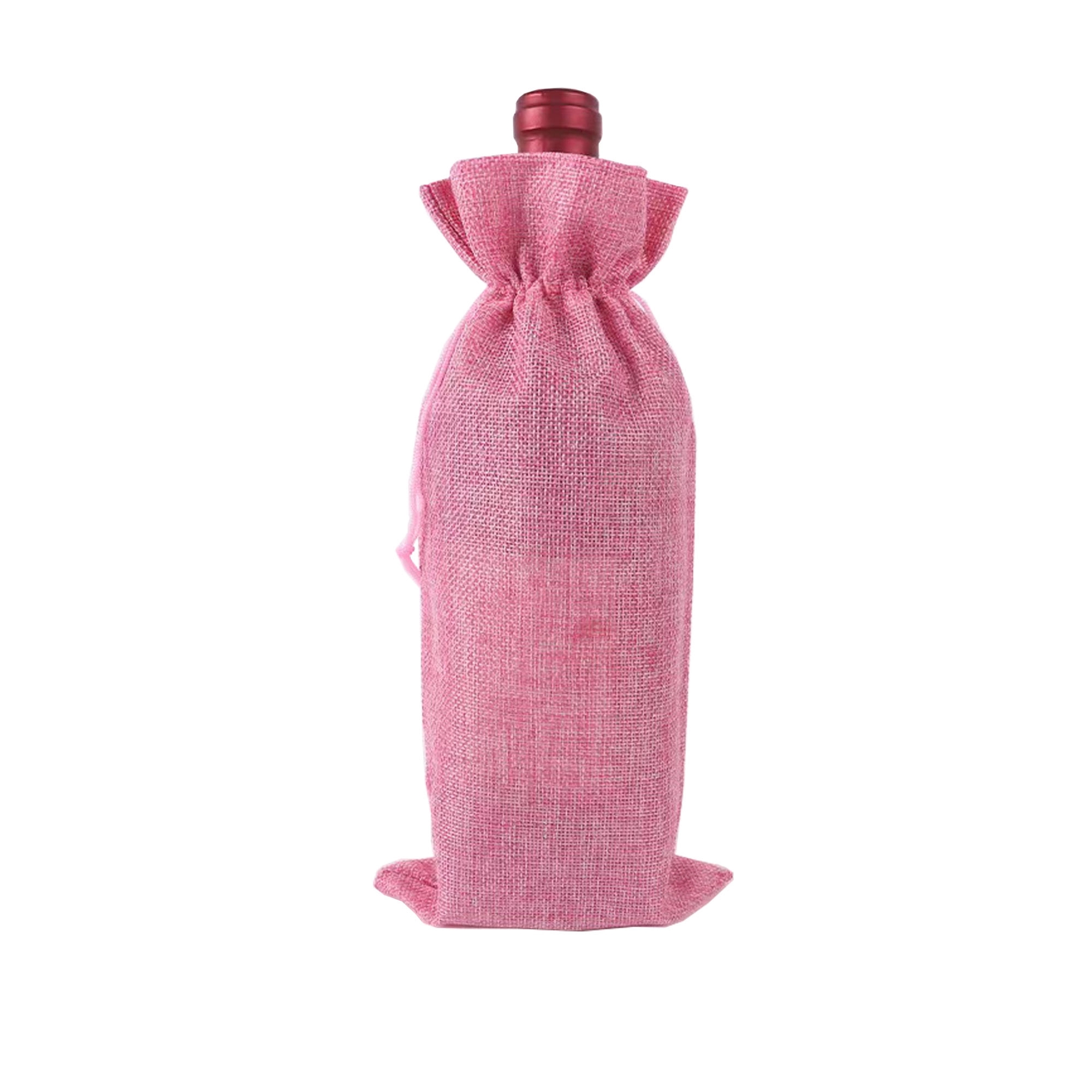Burlap Wine Bag MOQ 100PCS 2