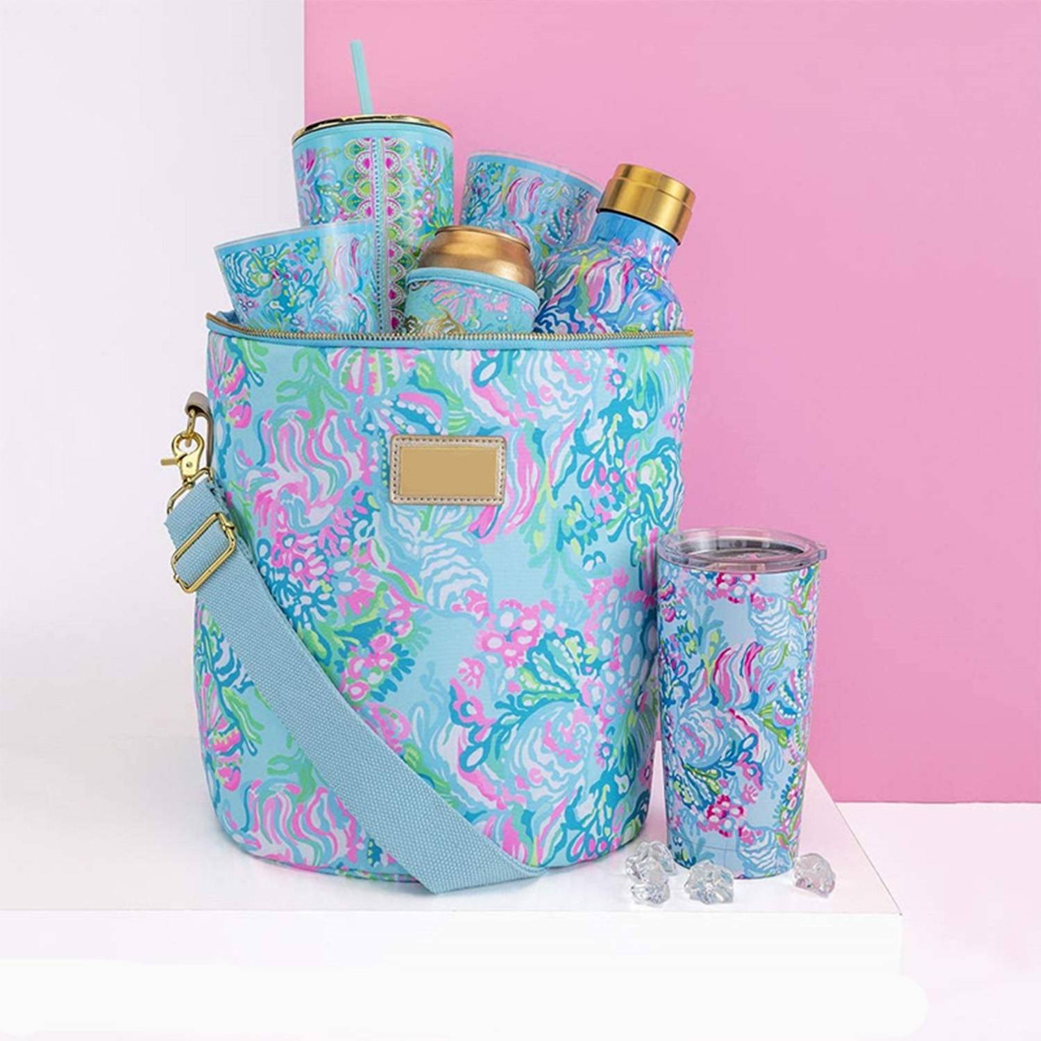 7L Portable Oxford Farbic Insulated Cooler Lunch Bag 5