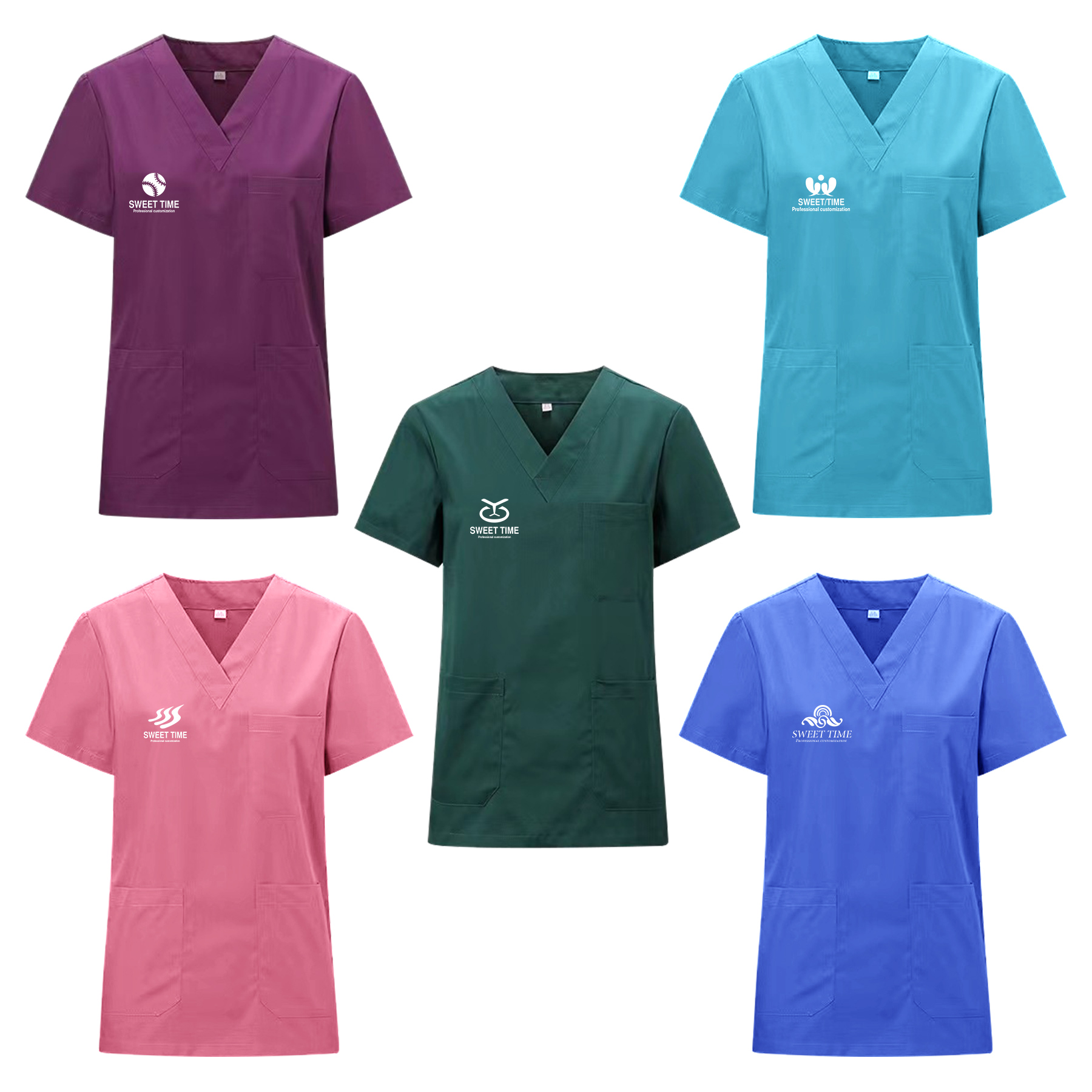 V-Neck Top Scrub 8