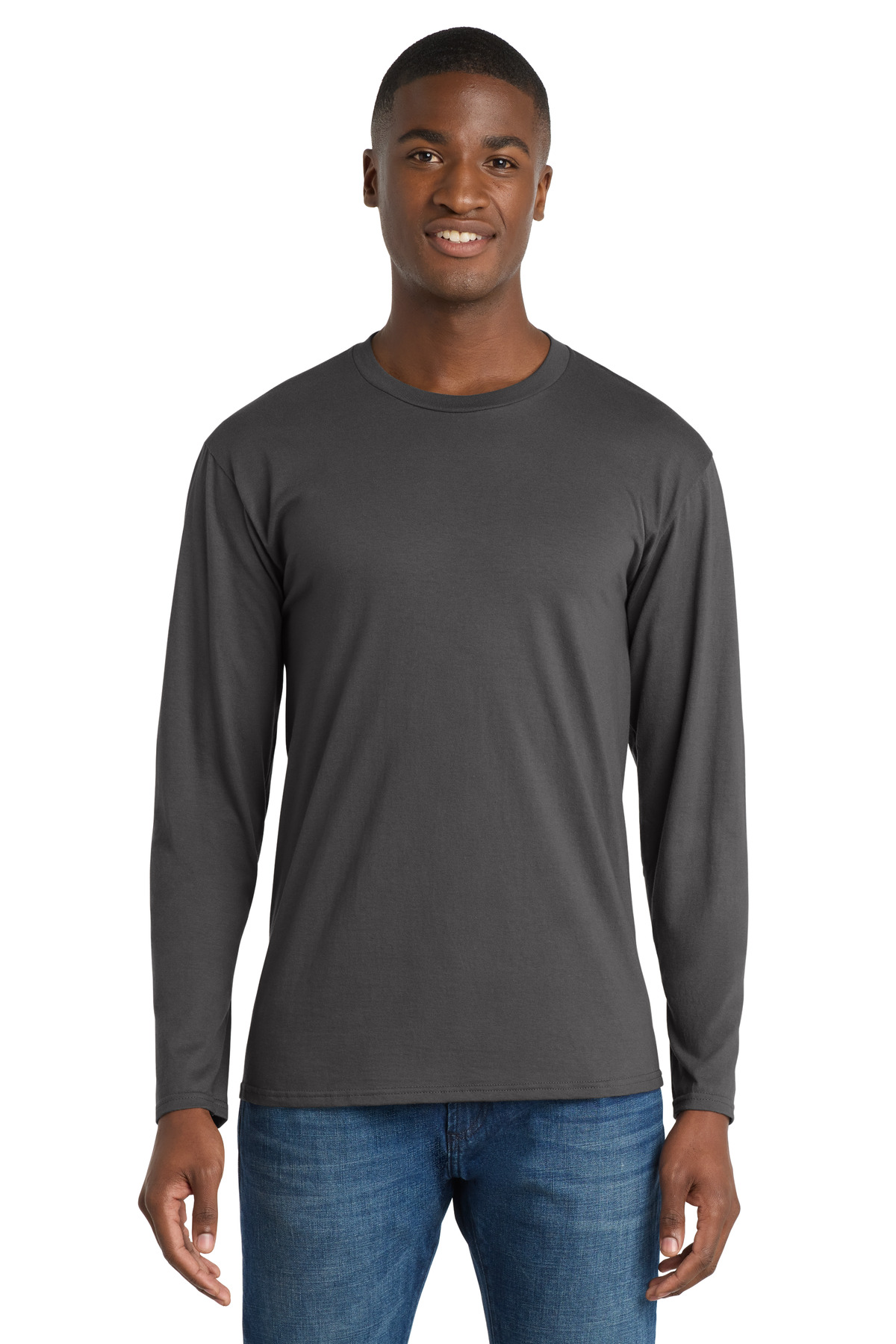 Port & Co Long Sleeve Fan Favorite Tee. PC450LS 104