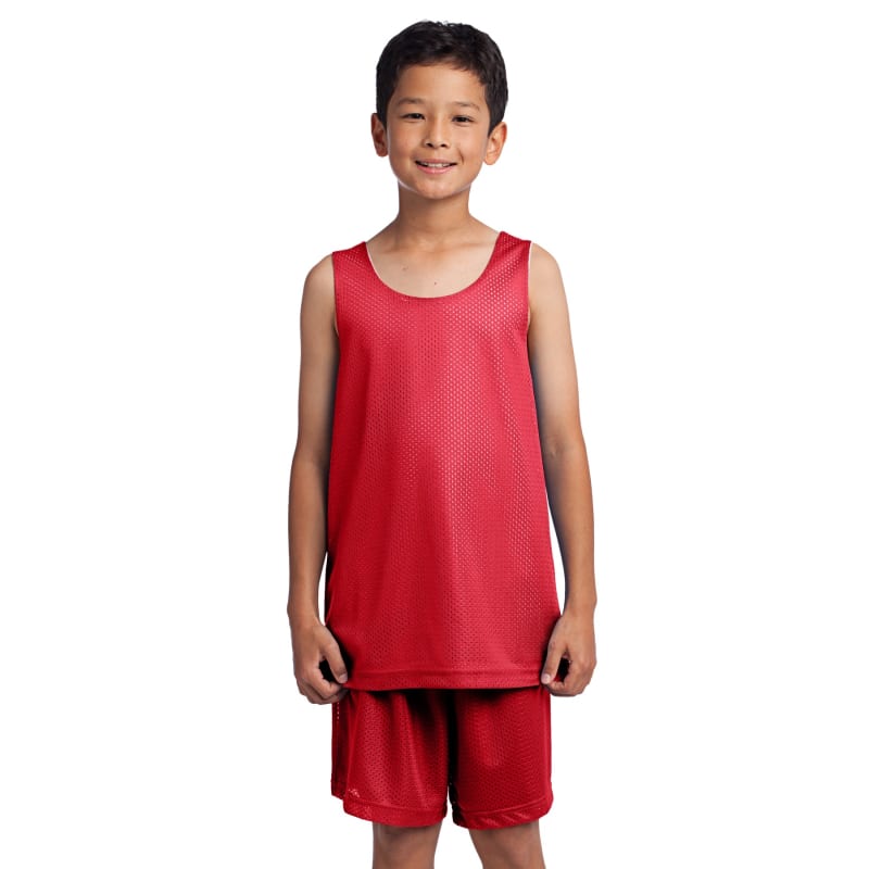Sport-Tek Youth PosiCharge Classic Mesh Reversible Tank. 14