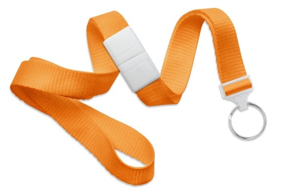 5/8" Flat Blank Lanyard with Breakaway (Split Ring) 28