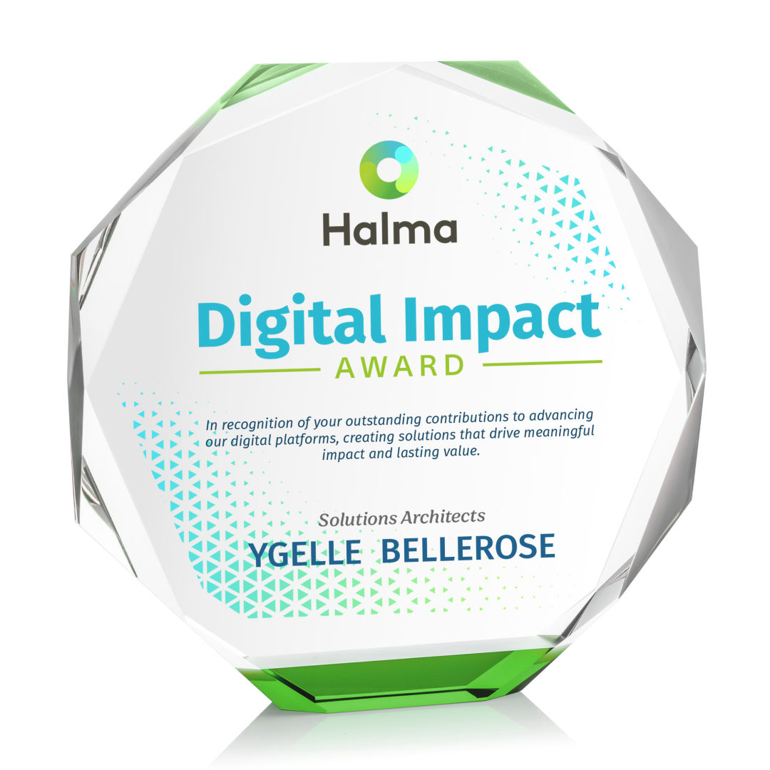 Acadian VividPrint™ Award - Green 8