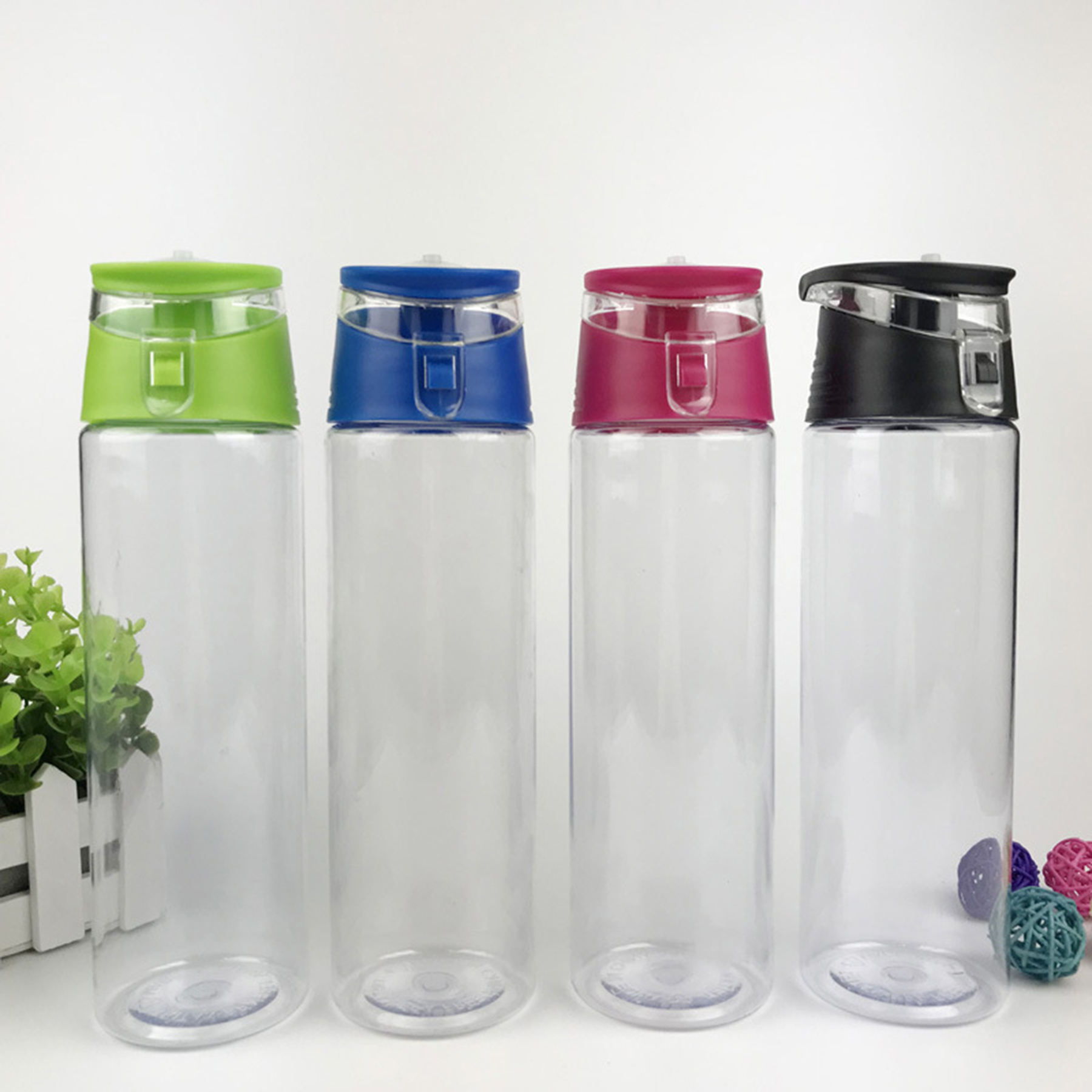 Candy Color PVC 16 oz Water Bottle 2
