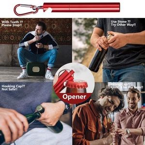 Telescope Metal Straw With Bottle Opener And Mini Brush 6
