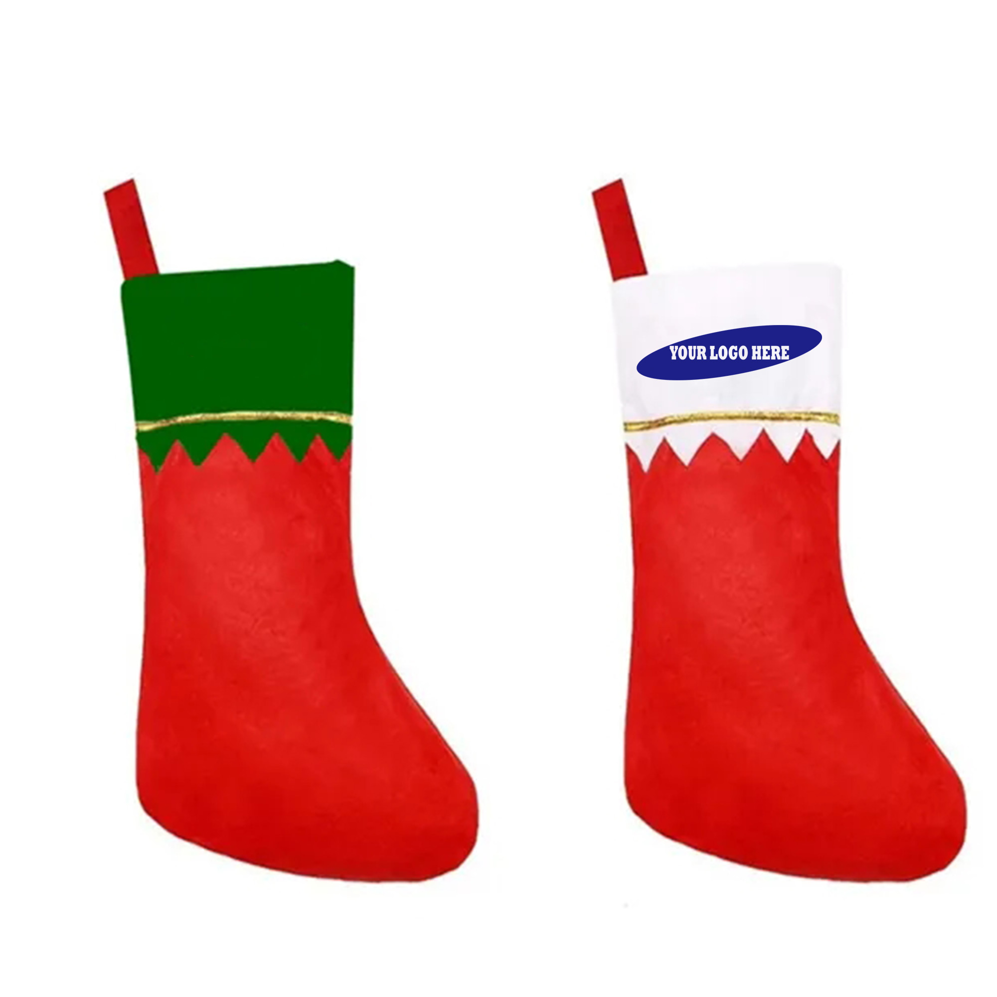 Felt Christmas Socks Gift Bag 2