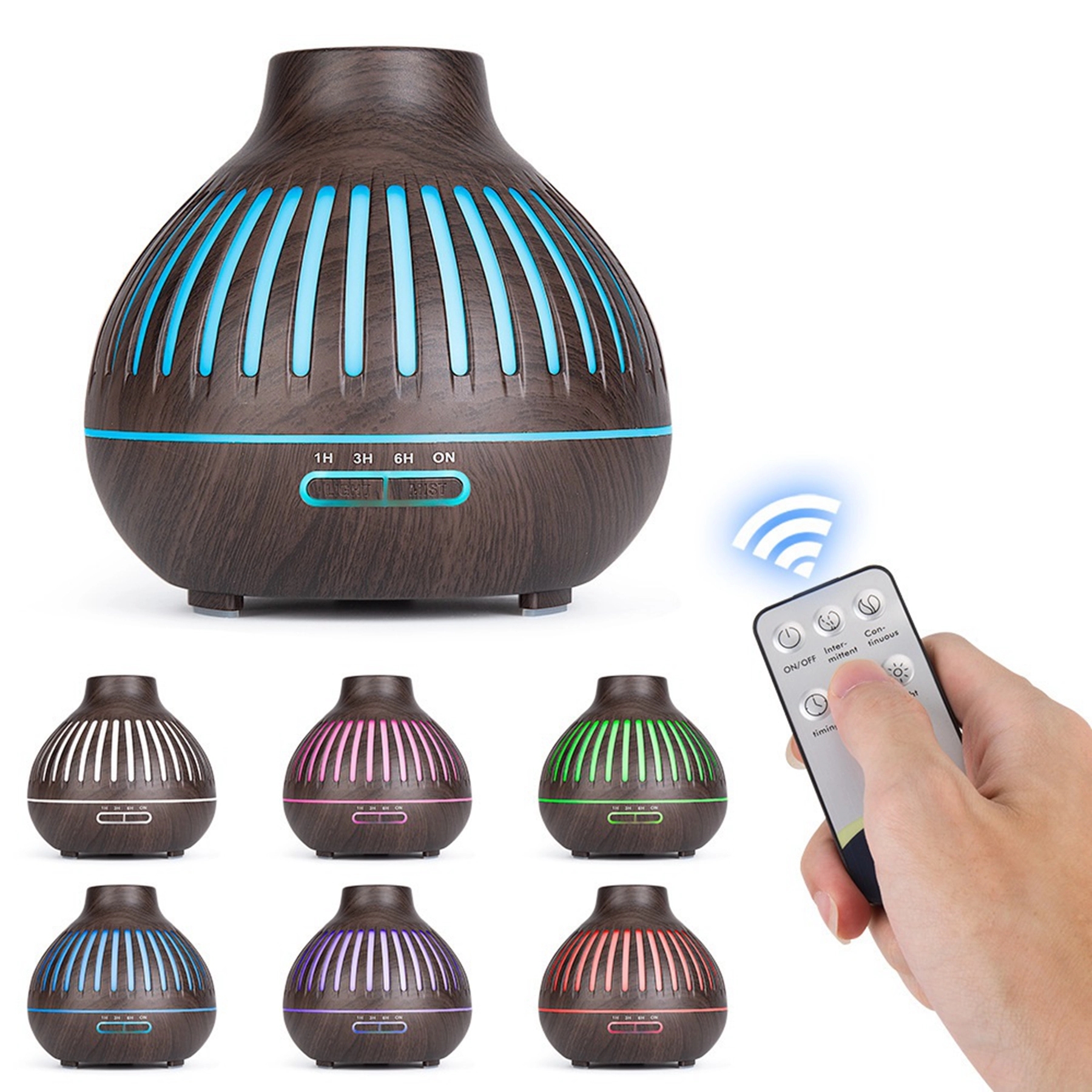 Remote Control Aroma Diffuser with 7 Color Changing Light 7