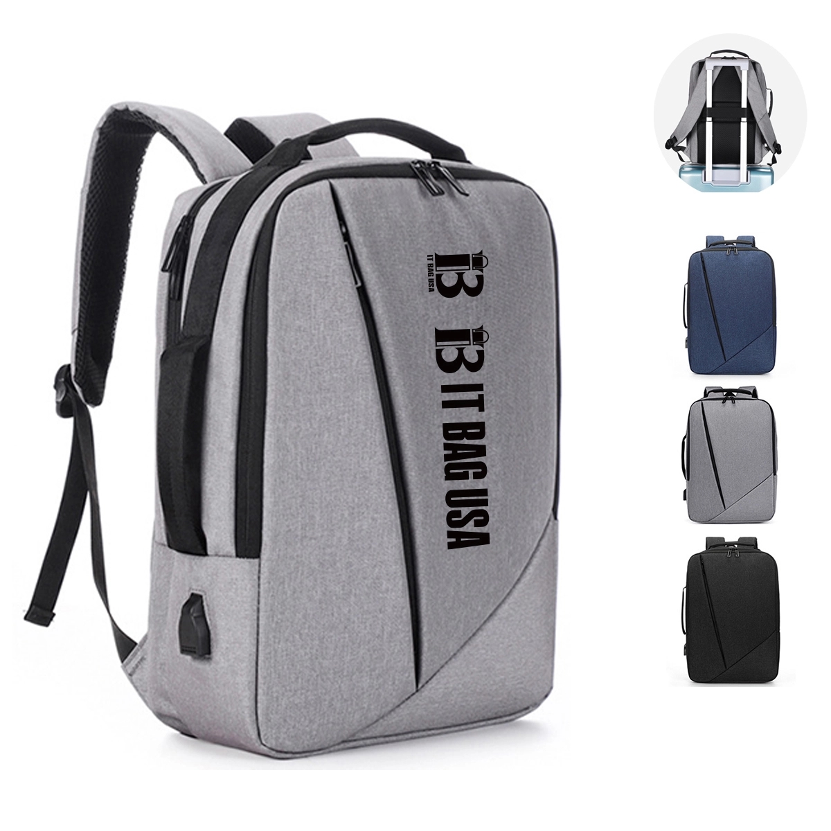 Lightweight Oxford Travel Laptop Backpack 2