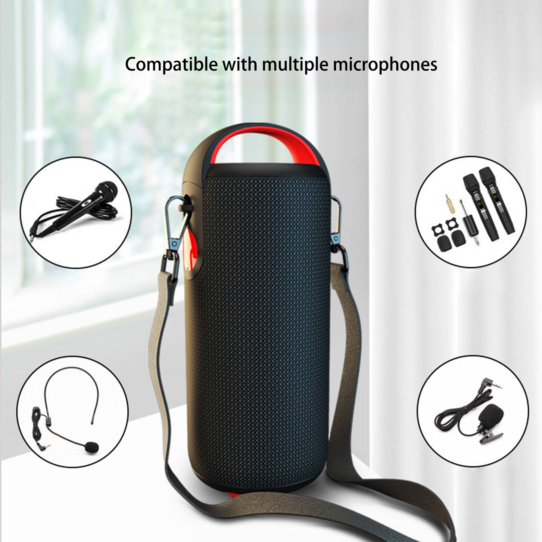 Waterproof Bluetooth Speaker W/ Microphone 4