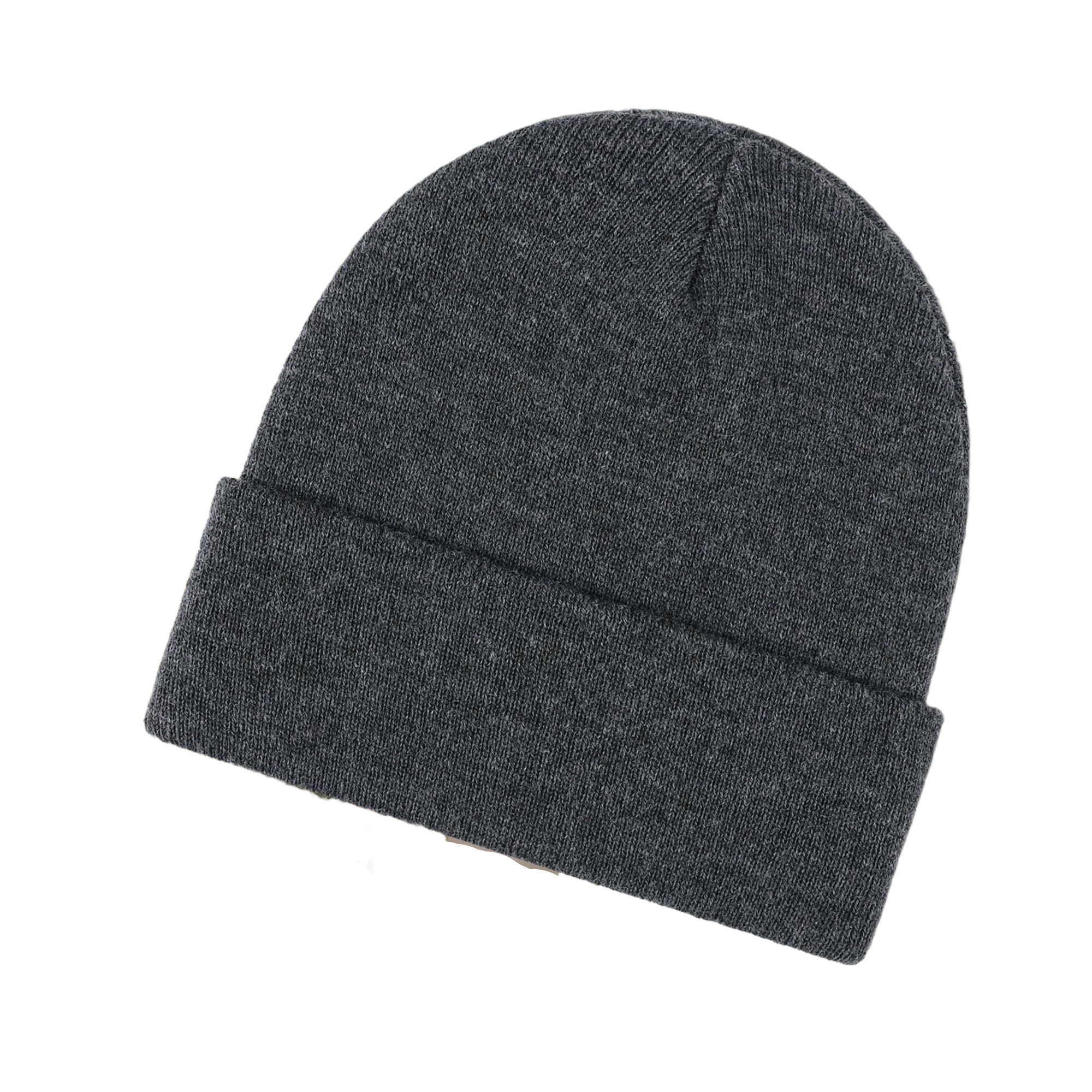 Acrylic Knitted Thermal Beanie With Front Embroidery 25