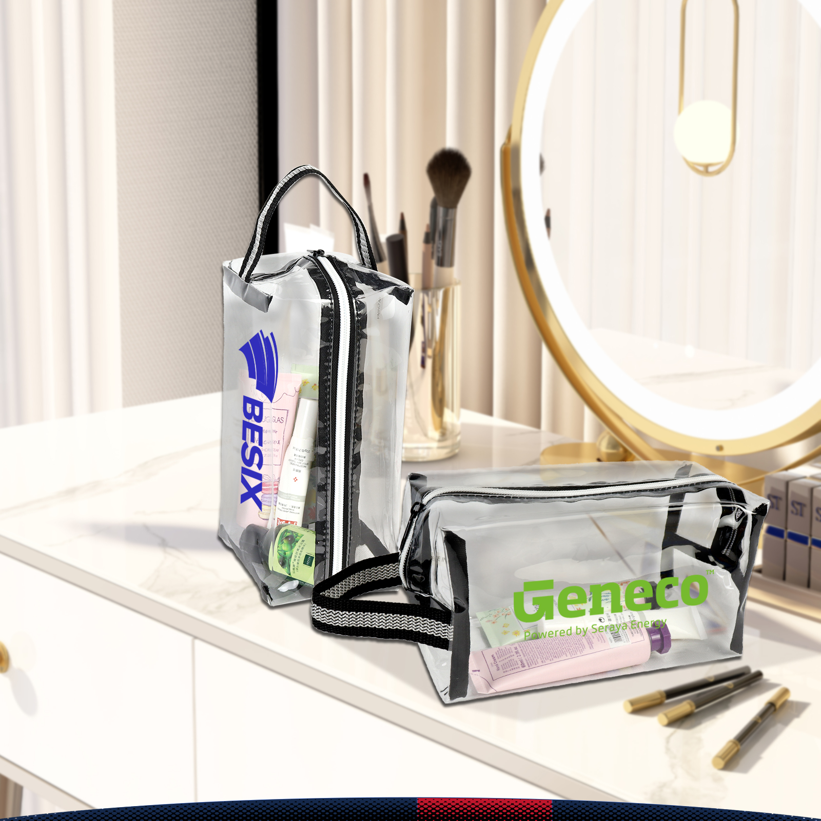 Aanze Clear Makeup Bag 5