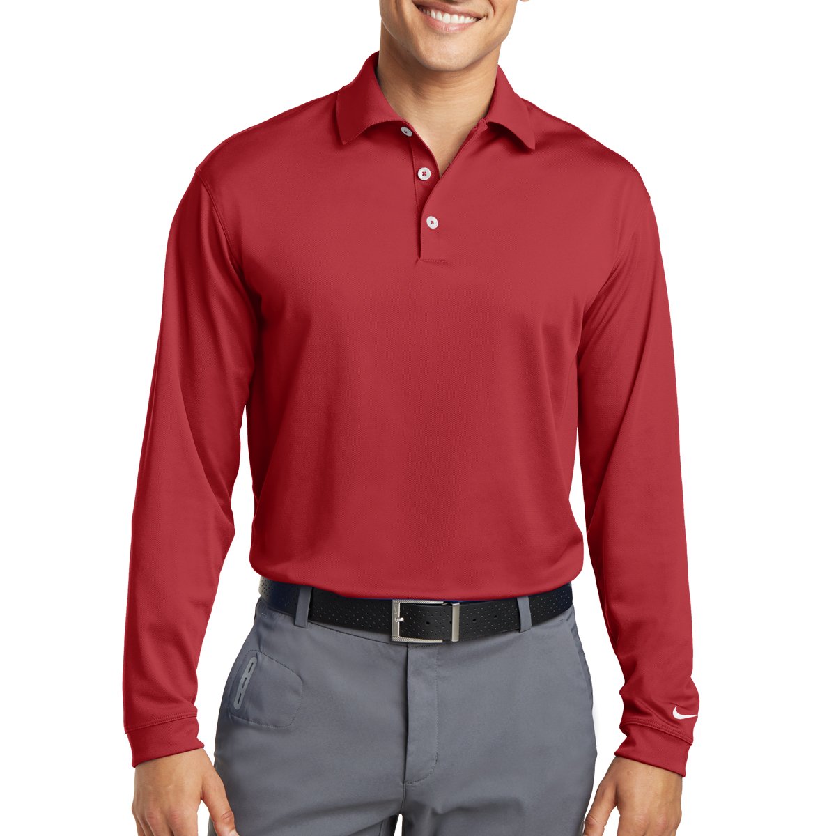 Nike Tall Long Sleeve Dri-FIT Stretch Tech Polo 12