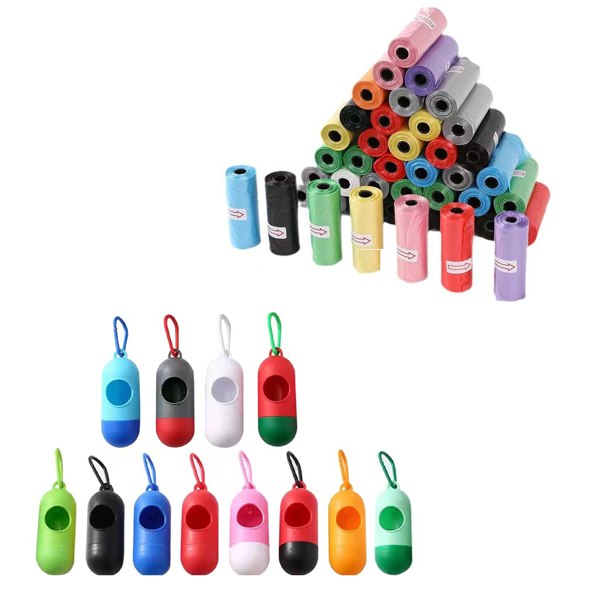 Pet Waste Dispenser Pill Shape With Garbage Bags 2