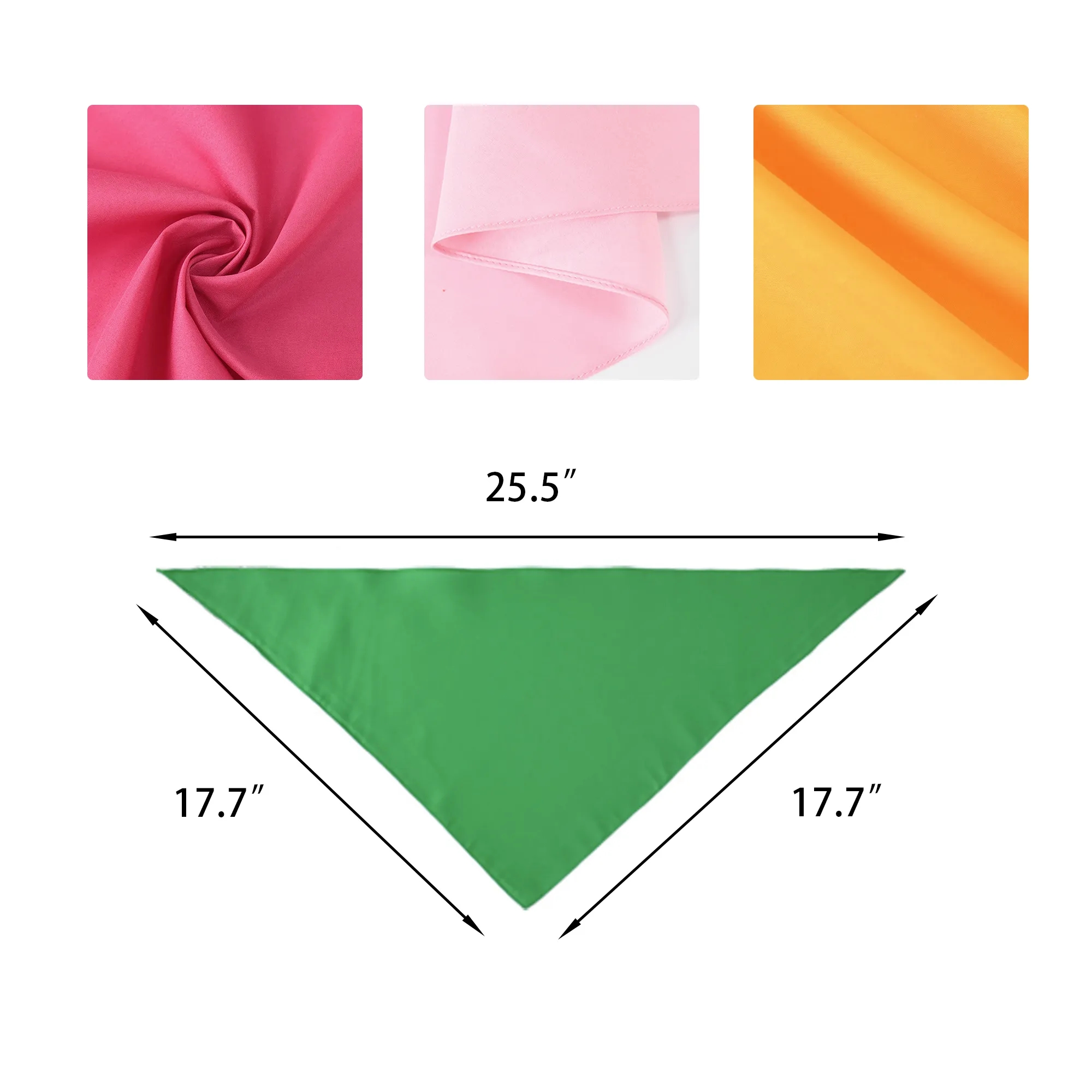 MOQ50 Custom Polyester Full Color Pet Bandana 2