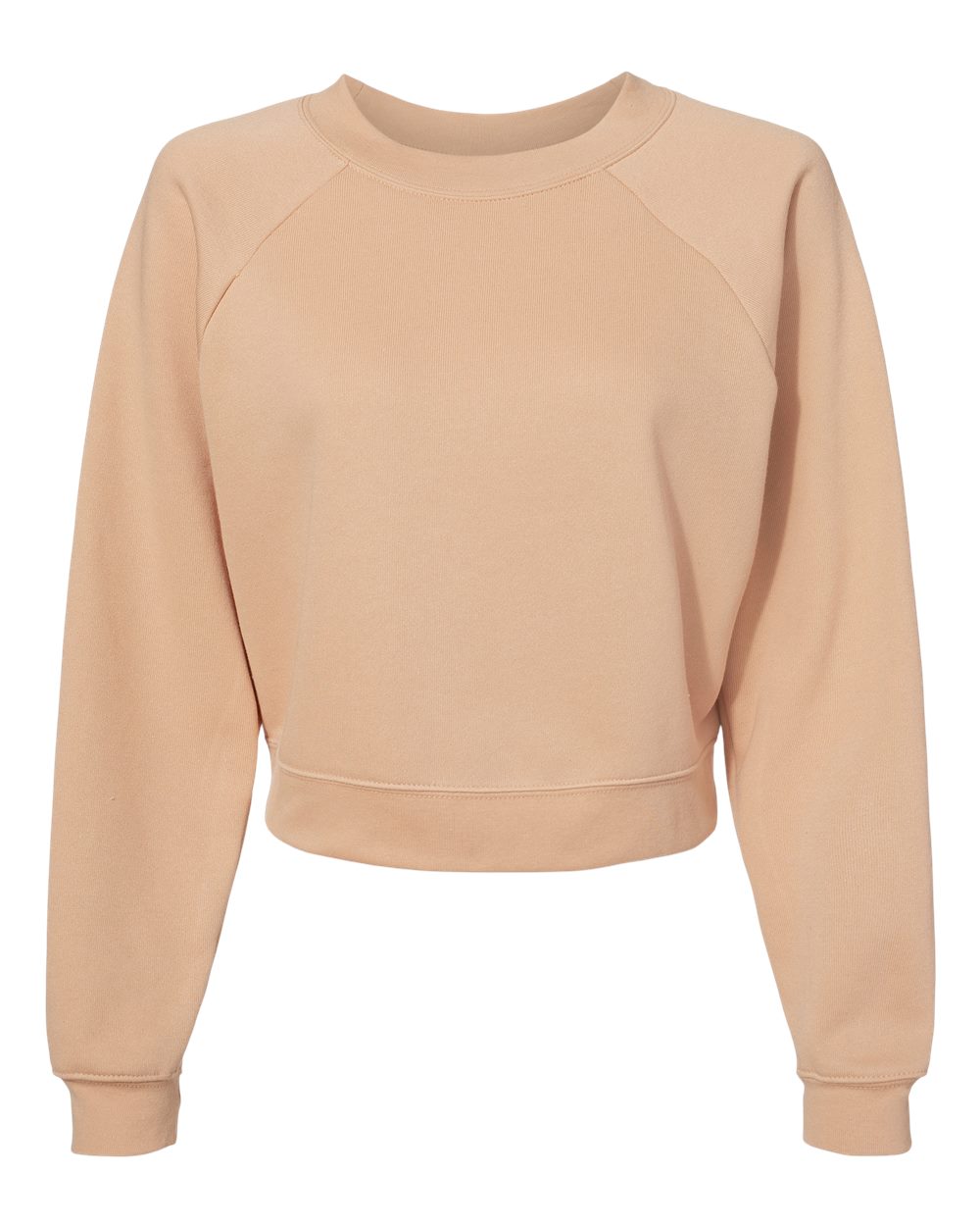 Women's Crop Raglan Crewneck Sweatshirt - 7505 24