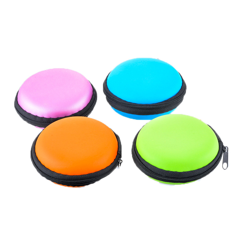 Headphone Cable Round Storage Bags 2
