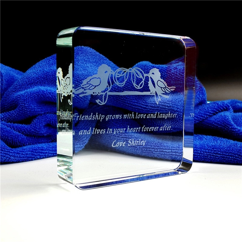 Crystal Square Paperweight Awards 5