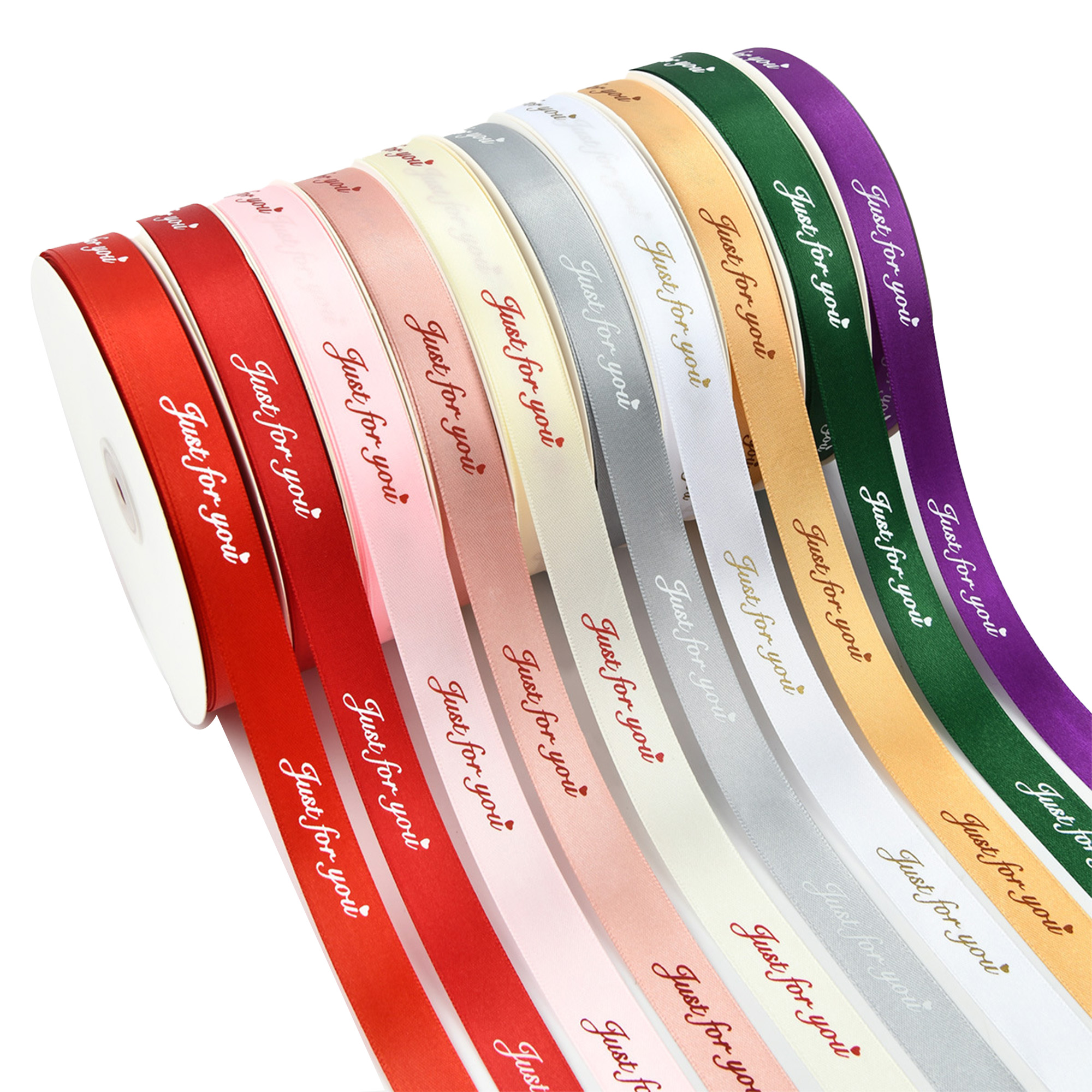100 Yards 4/5" Wide Custom Polyester Ribbon 1