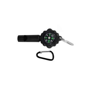 Compact 2-in-1 Whistle and Compass With Carabiner 7