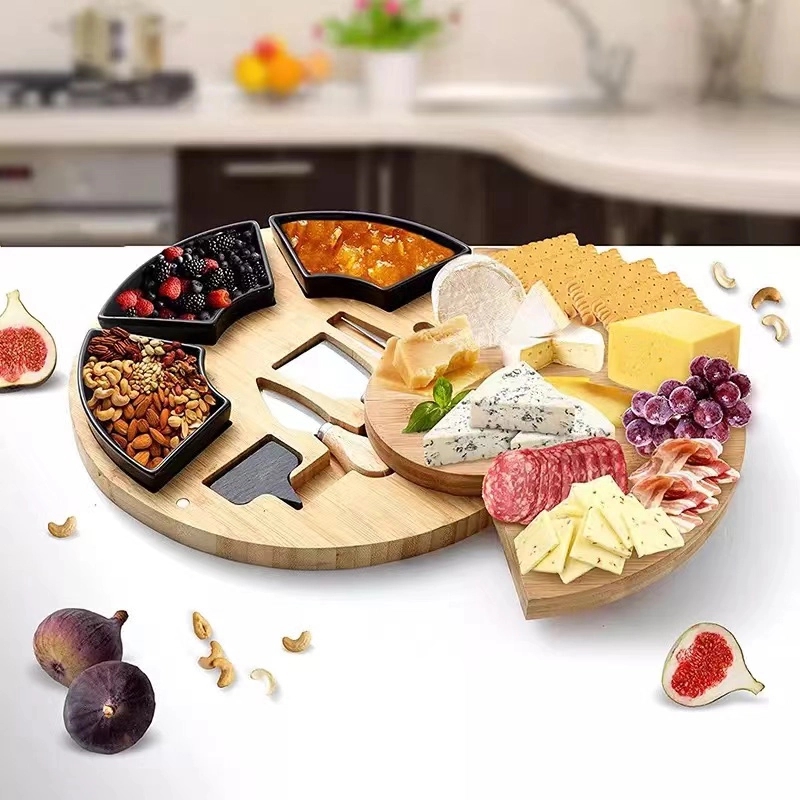 Bamboo Charcuterie Board Set 5