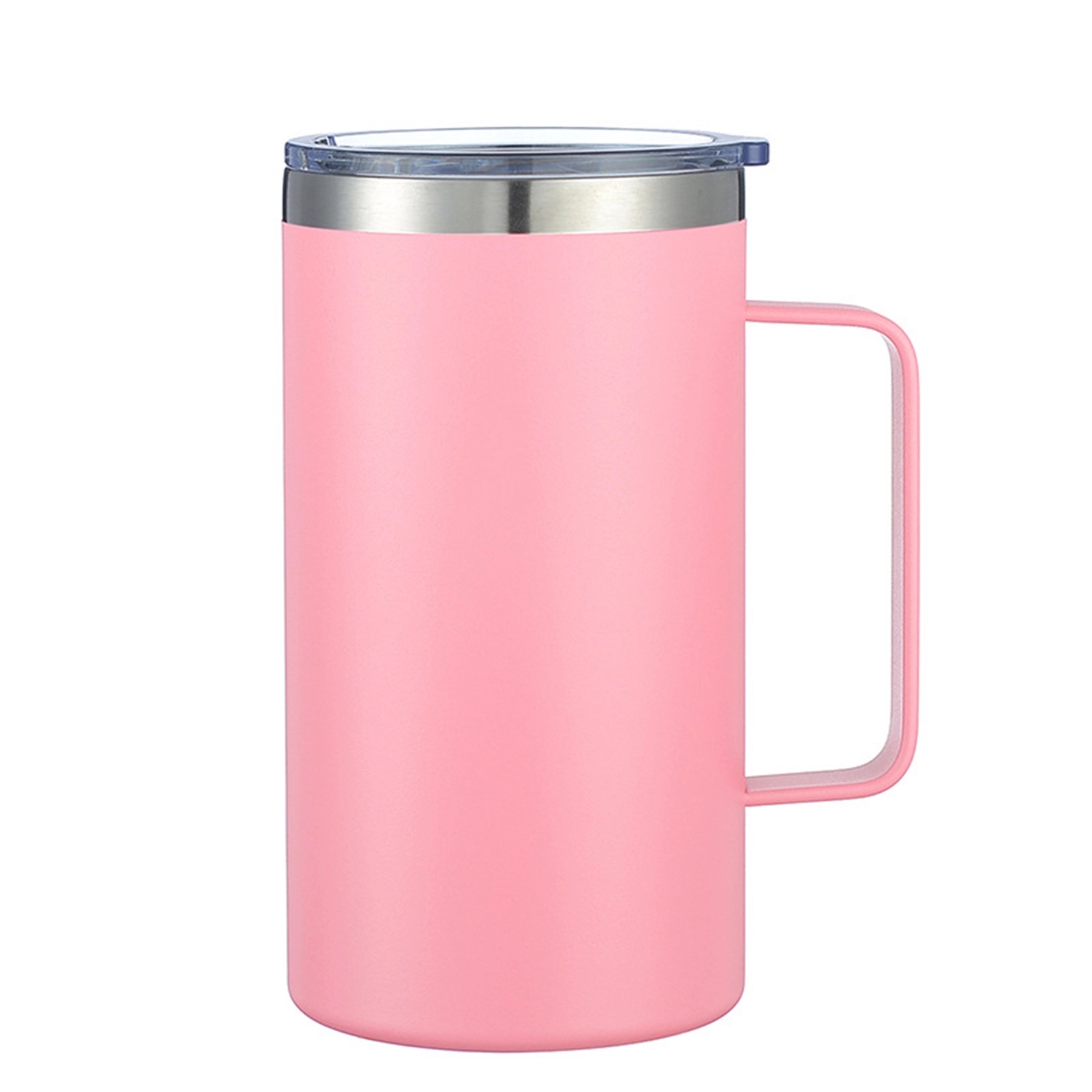 24 Oz Stainless Steel Vacuum Coffee Mug with Handle 20