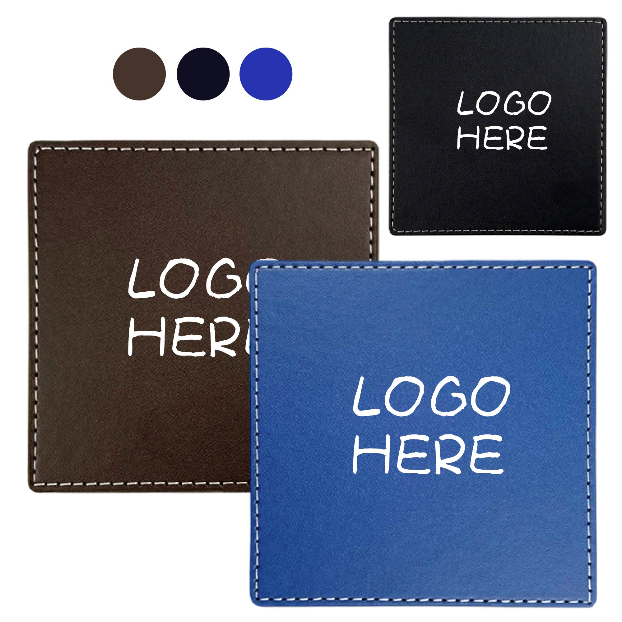 Heat Insulated Soft Leather Coaster 2