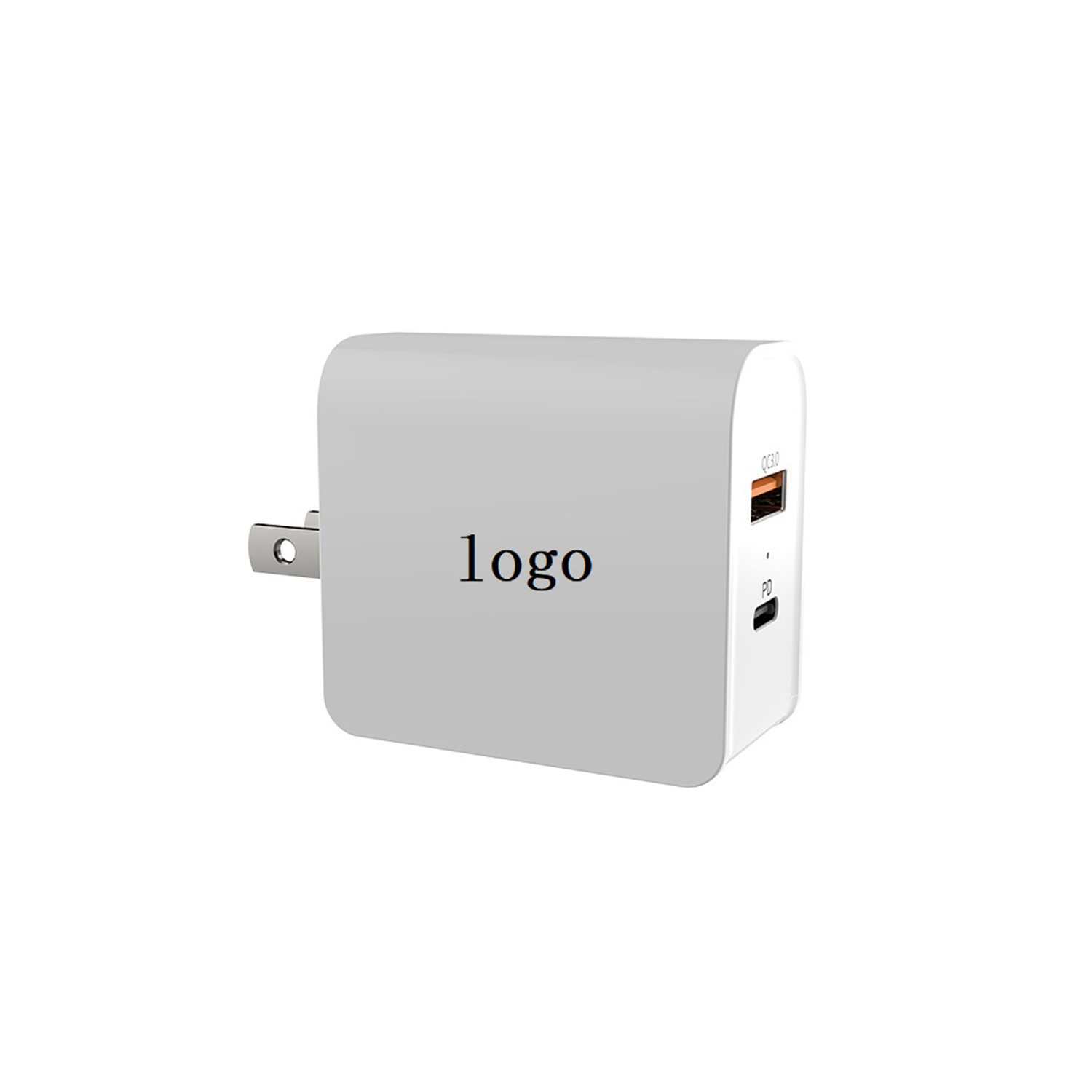 Dual Port Quick Charging Wall Charger - PD 30W + QC3.0 7