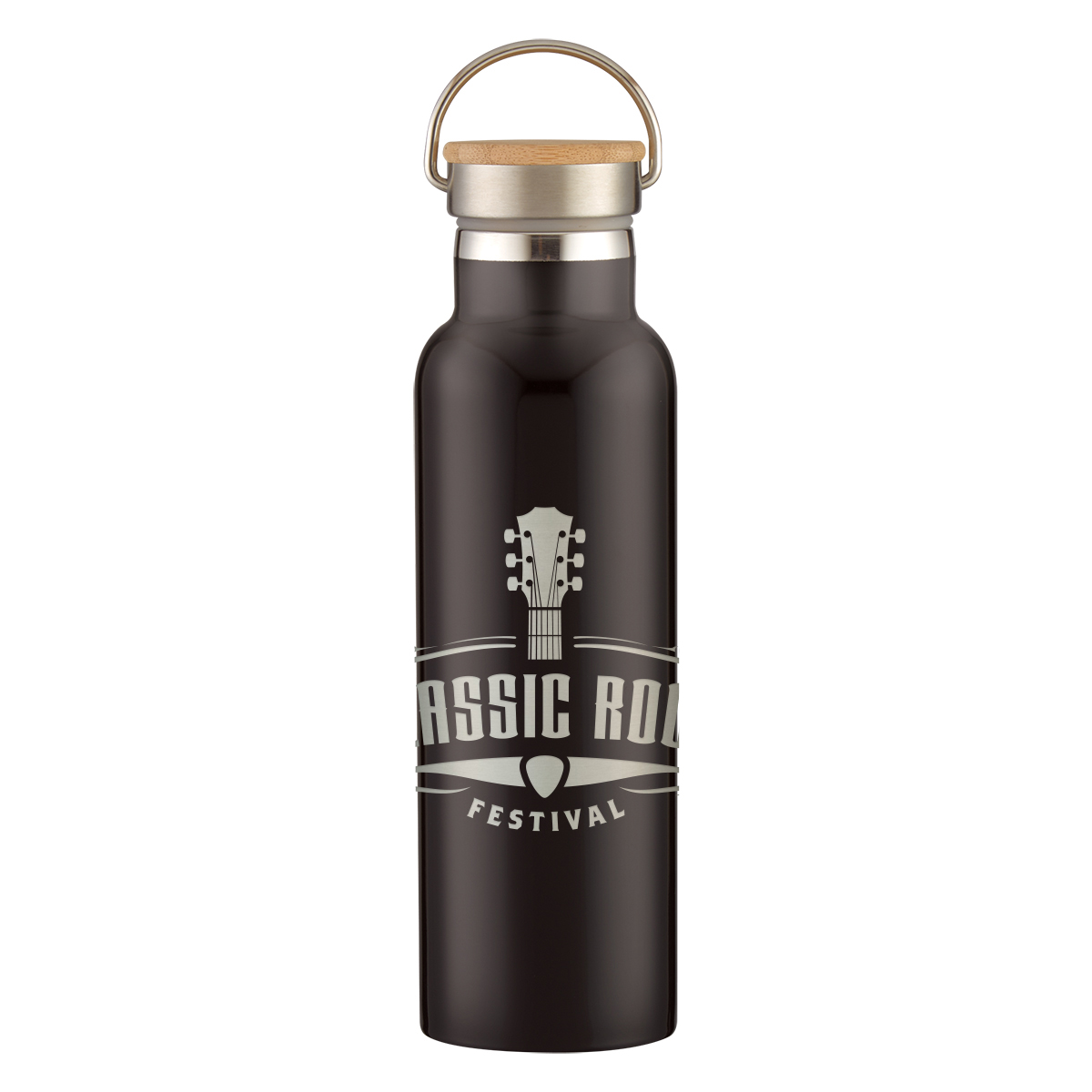 21 Oz. Full Laser Tipton Stainless Steel Bottle With Bamboo Lid, custom water bottle with logo imprint 10