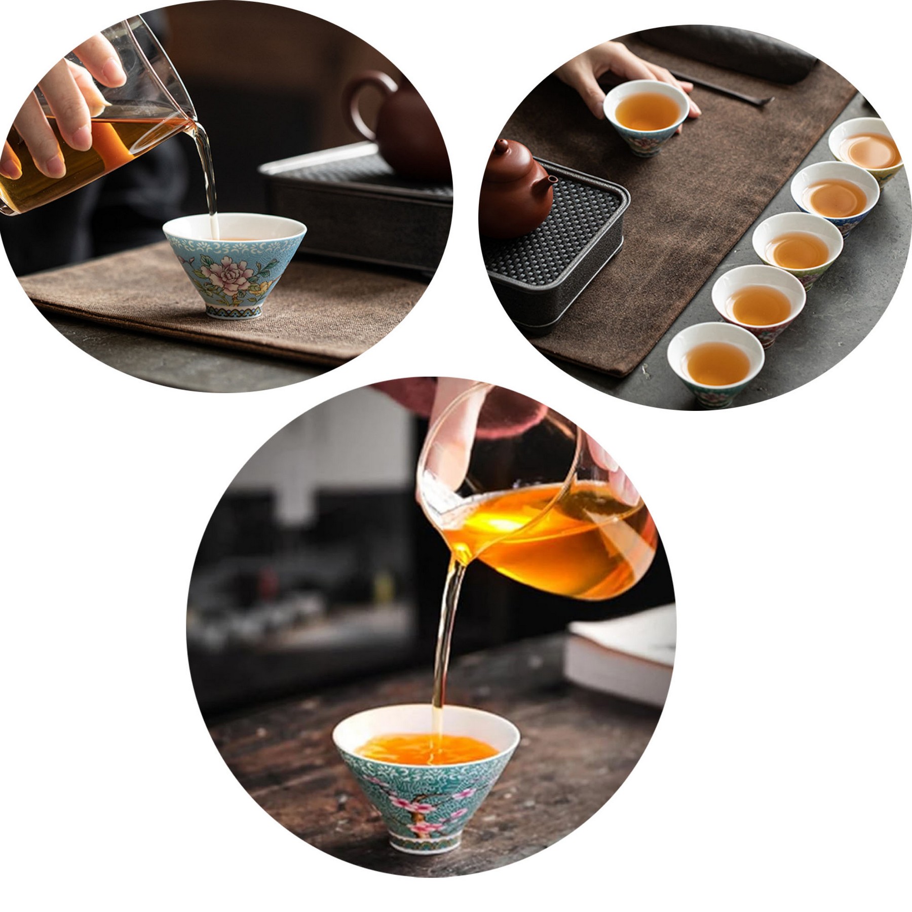Chinese Ceramic Enamel Tea Cup 2