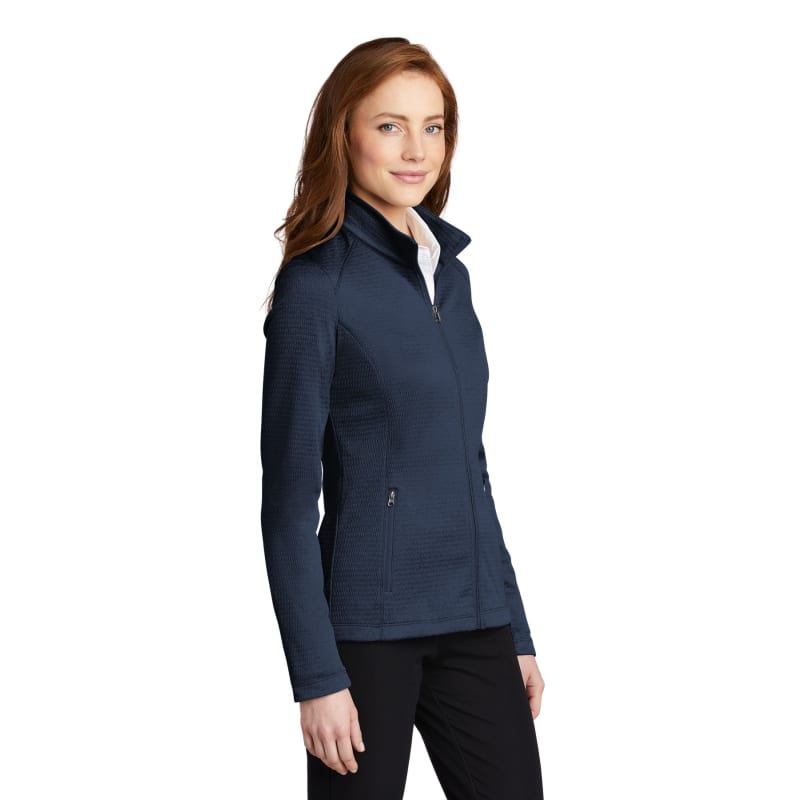 Port Authority Women's Diamond Heather Fleece Full-Zip Jacket 18
