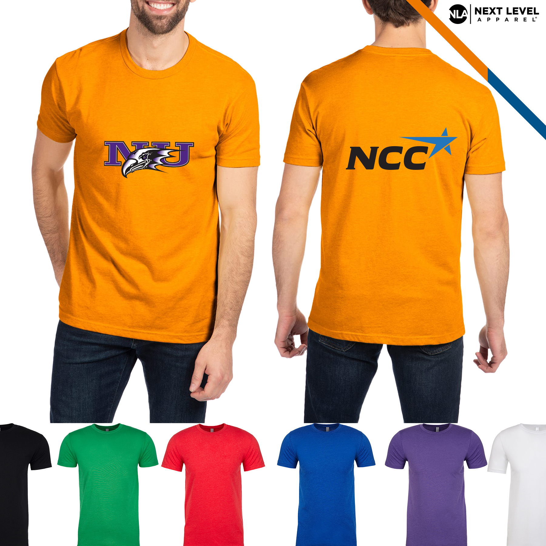 Next Level® 4.3 oz Men's CVC Crew T-Shirts 6