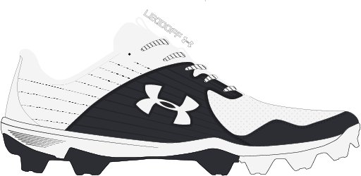 Men's UA Leadoff Low RM Baseball Cleats  4