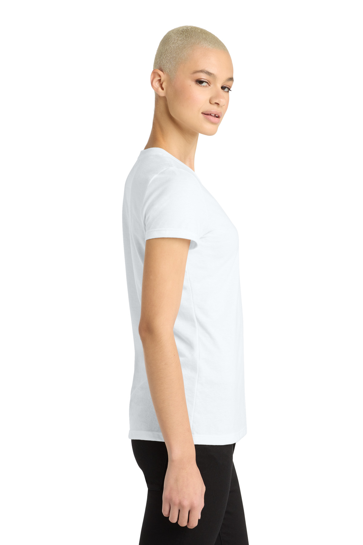 District Women's Perfect Blend CVC Tee. DM108L 62