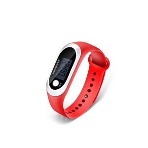 Sports Bracelet Watch With Pedometer Digital Display And Adjustable Band 31